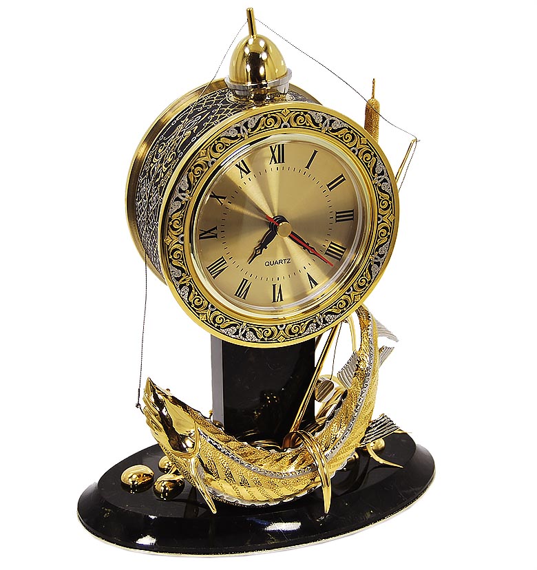 Часы-барометр "Рыбалка"