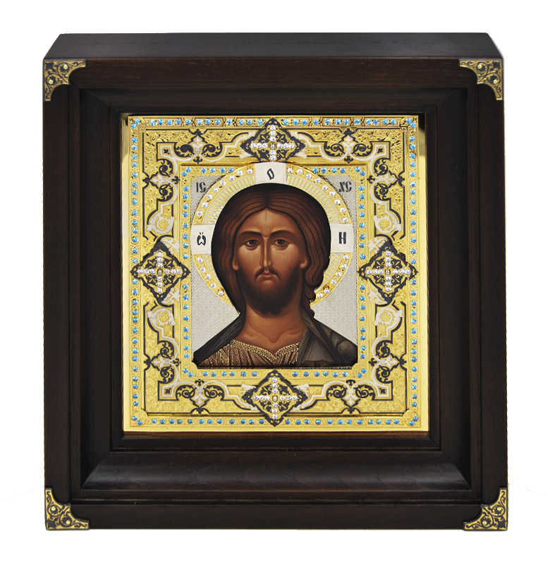 Рукописная икона "Иисус Христос"