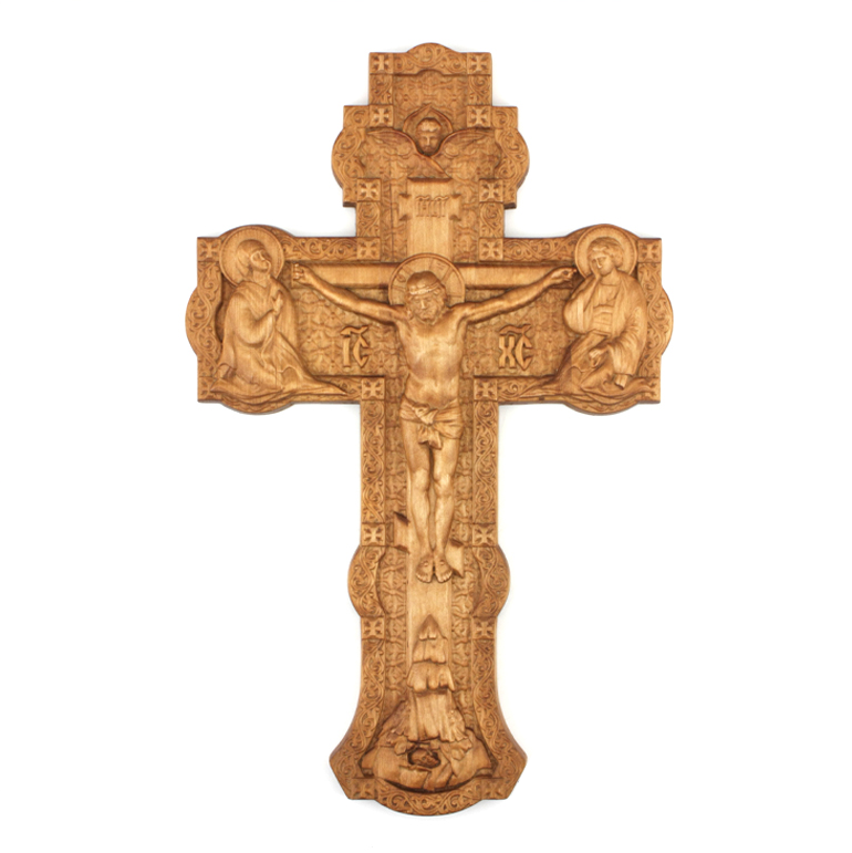 Деревянный крест "Распятие Христа"
